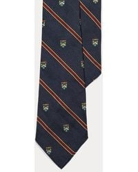 Polo Ralph Lauren - Vintage-Clubkrawatte Aus Seidenrips - Lyst