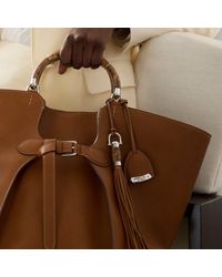 Ralph Lauren - The Ralph Lauren Calfskin Tassel Bag Charm - Lyst