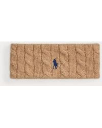 Polo Ralph Lauren - Cable-Knit Wool-Cashmere Headband - Lyst