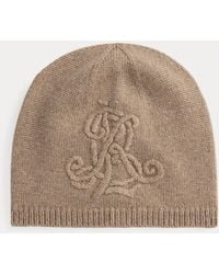 Ralph Lauren - Berretto con logo ricamato - Lyst