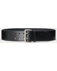 Ralph Lauren - Kalfsleren Riem Met Dubbele Pin - Lyst
