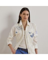 Ralph Lauren - Print Featherweight Twill Field Jacket - Lyst