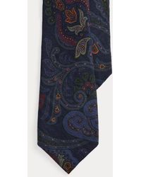 Ralph Lauren - Paisley Cashmere-Silk Tie - Lyst