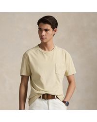 Polo Ralph Lauren - Custom Slim Mineral-Dyed Pocket T-Shirt - Lyst