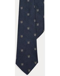 Polo Ralph Lauren Vintage inspired Striped Silk Repp Tie in Blue for Men Lyst UK