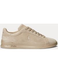 Ralph Lauren - Heritage Court Ii Suede Trainer - Lyst