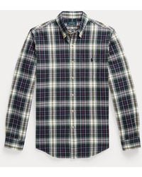 Polo Ralph Lauren - Custom Fit Plaid Brushed Oxford Shirt - Lyst