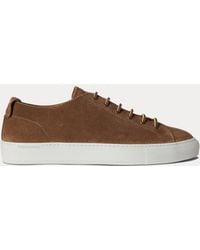 Polo Ralph Lauren - Jermain Deconstructed Calf-Suede Trainer - Lyst