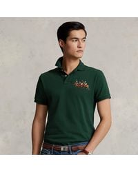 Polo Ralph Lauren - Custom Slim Fit Triple Pony Polo-shirt - Lyst