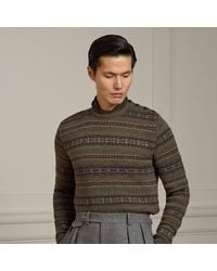 Ralph Lauren - Maglia in cashmere e lana Fair Isle - Lyst