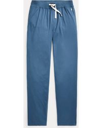 Polo Ralph Lauren Pyjamahose aus Baumwolljersey - Blau