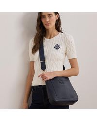 Ralph Lauren - Große Narbenleder-Umhängetasche Cameryn - Lyst