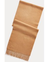 Ralph Lauren - Fringed Cashmere Scarf - Lyst