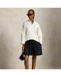 Polo Ralph Lauren - Cotton-Silk Taffeta Dress - Lyst
