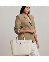 Ralph Lauren - Pebbled Leather Large Cameryn Tote Bag - Lyst