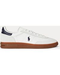 Polo Ralph Lauren - Bedford Leather-Suede Trainer - Lyst