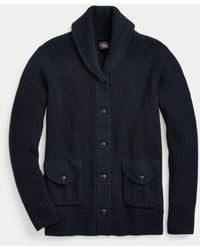 RRL - Kaschmir-Strickjacke Mit Schalkragen - Lyst