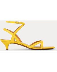 Ralph Lauren - Clarke 35 Mm Calfskin Sandal - Lyst