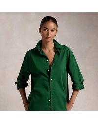 Polo Ralph Lauren - Camicia oversize in twill di cotone - Lyst