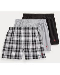 Polo Ralph Lauren - Ralph Lauren Classic Woven Cotton Boxer 3-Pack - Lyst