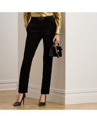 Ralph Lauren - Petite - Pantaloni in velluto taglio corto - Lyst