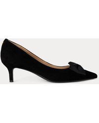 Ralph Lauren - Décolleté Adrienne in camoscio - Lyst
