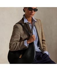 Polo Ralph Lauren - Polo Id Calfskin Large Shoulder Bag - Lyst