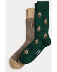 Polo Ralph Lauren - 2Er-Set Anzugsocken Mit Polo Bear - Lyst
