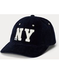 Polo Ralph Lauren - Ny-Patch Corduroy Ball Cap - Lyst