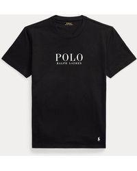 Polo Ralph Lauren - Katoenen Jersey Slaapshirt Met Logo - Lyst