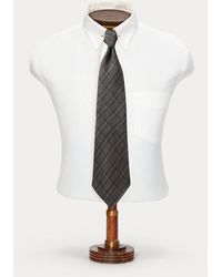 RRL - Handgemaakte Zijden Keper Das Met Ruit - Lyst