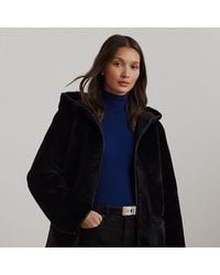 Ralph Lauren - Reversible Faux-suede & Faux-fur Coat - Lyst