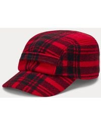 Polo Ralph Lauren - Plaid Wool-blend Earflap Cap - Lyst