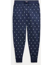 Polo Ralph Lauren - All-Over Pony Cotton Jersey Sleep Jogger - Lyst