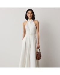 Ralph Lauren - Eldred Cotton Piqué Day Dress - Lyst
