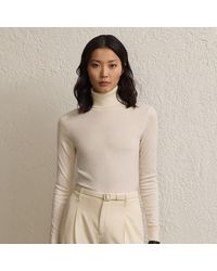 Ralph Lauren - Jersey De Cachemira Con Cuello Vuelto - Lyst