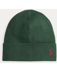 Polo Ralph Lauren - Rib-Knit Cotton Beanie - Lyst