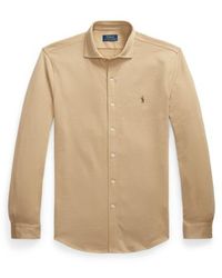 Polo Ralph Lauren - Jacquard-gebreid Overhemd Met Visgraat - Lyst