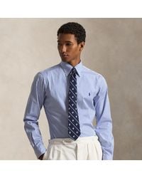 Polo Ralph Lauren - Custom Fit Striped Poplin Shirt - Lyst