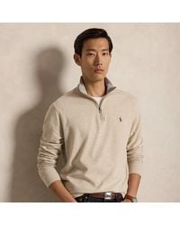 Polo Ralph Lauren - Luxury Jersey Quarter-zip Pullover - Lyst