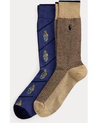 Polo Ralph Lauren - Polo Bear Trouser Sock 2-Pack - Lyst