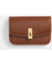 Polo Ralph Lauren - Polo Id Leather Fold-Over Card Case - Lyst