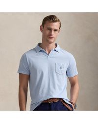 Polo Ralph Lauren - Polo in cotone e lino Standard-Fit - Lyst