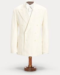 RRL - Anzugjacke Aus Seide Und Leinen - Lyst
