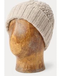 RRL - Cable-Knit Wool Watch Cap - Lyst