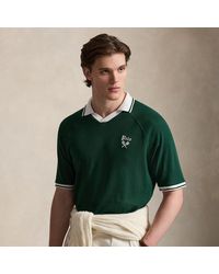 Polo Ralph Lauren - Relaxed Fit Pointelle Jersey Polo Shirt - Lyst