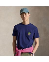 Polo Ralph Lauren - Classic Fit Embroidered Jersey T-Shirt - Lyst