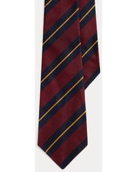 Polo Ralph Lauren - Vintage Gestreepte Zijden Stropdas - Lyst