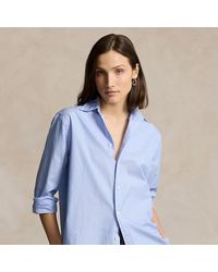 Polo Ralph Lauren - Übergroßes Hemd aus Baumwollpopeline - Lyst