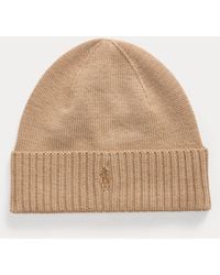 Polo Ralph Lauren - Signature Pony Wool Beanie - Lyst